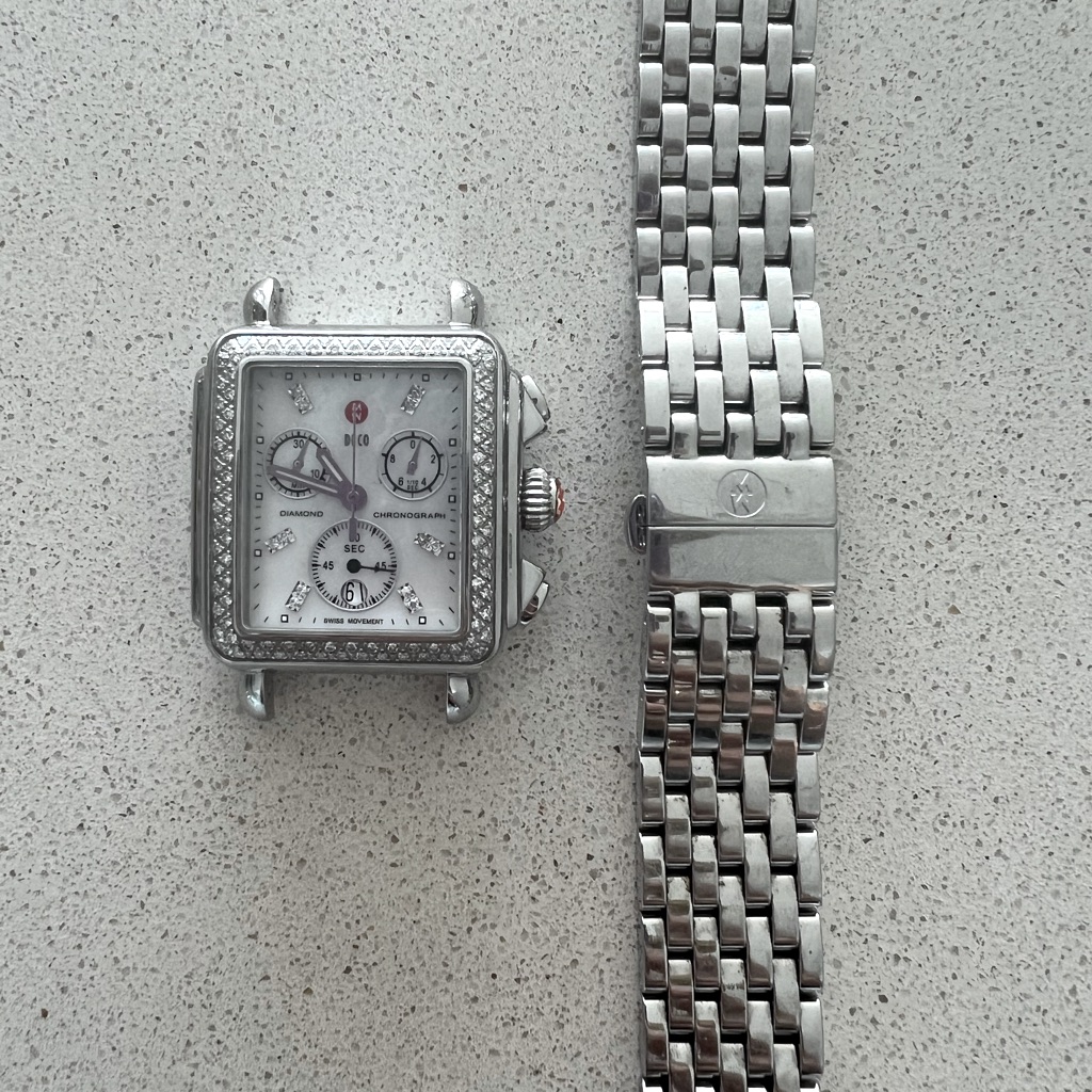Michele Deco Chronograph Diamond Watch Michele Deco Chronograph Diamond Watch